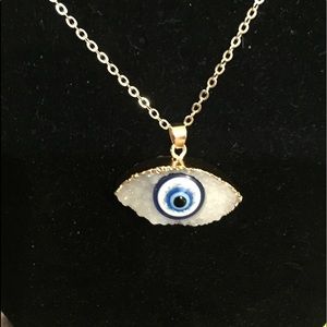 Evil Eye 🧿 Necklace Stainless Steel 14k gold plated